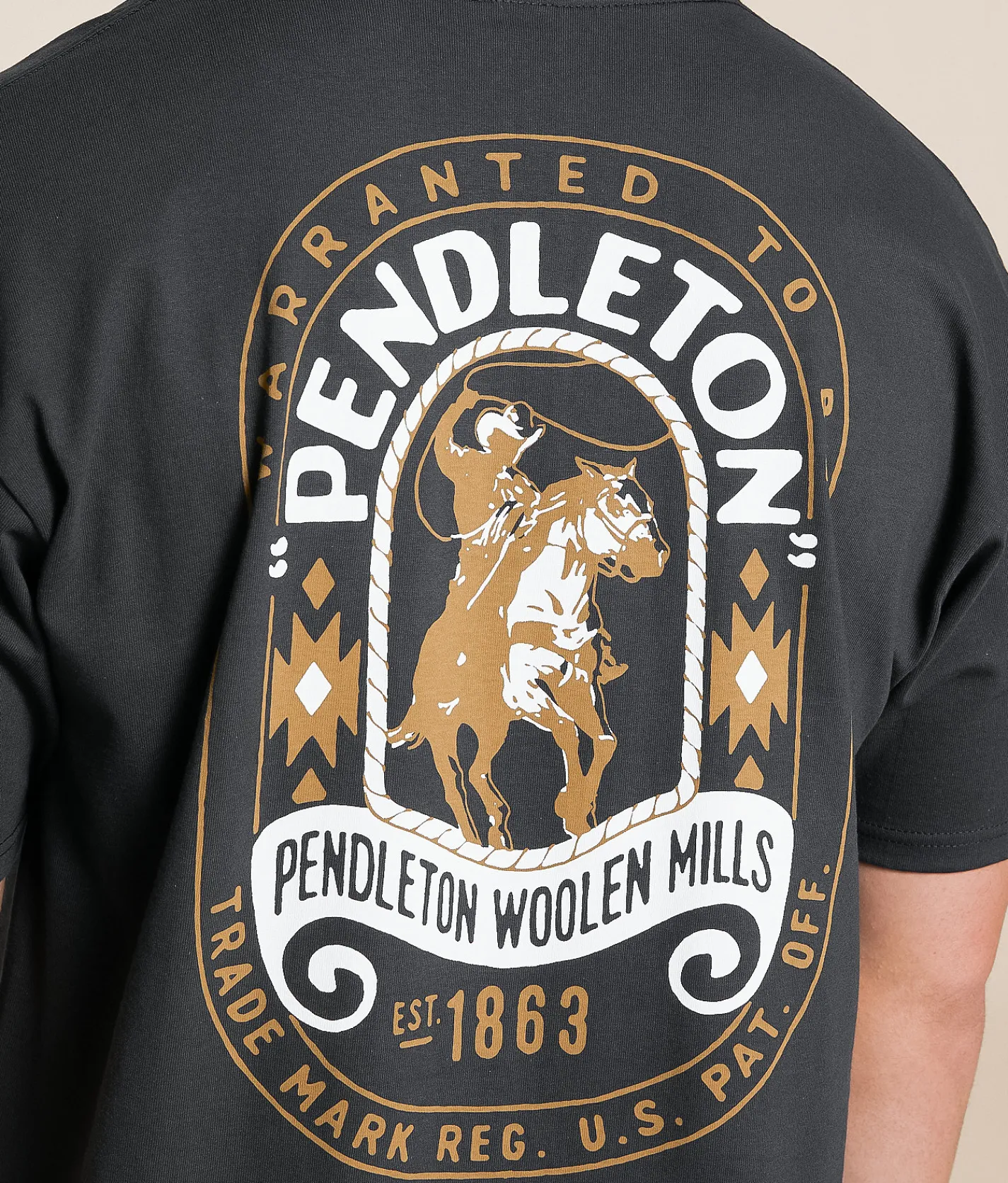 Tops|Graphic T-Shirts | Pendleton Wild West T-Shirt Vintage Black