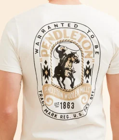 Graphic T-Shirts | Pendleton Wild West T-Shirt Vintage White