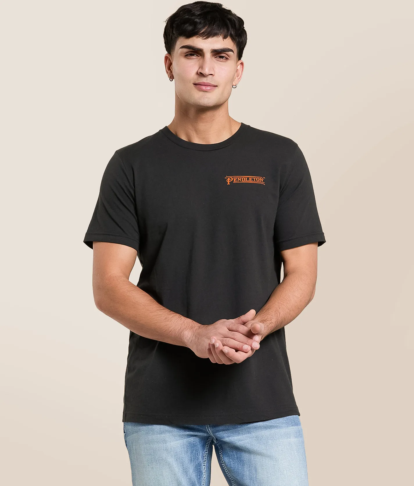 Pendleton Wild Wolf T-Shirt Vintage Black Outlet