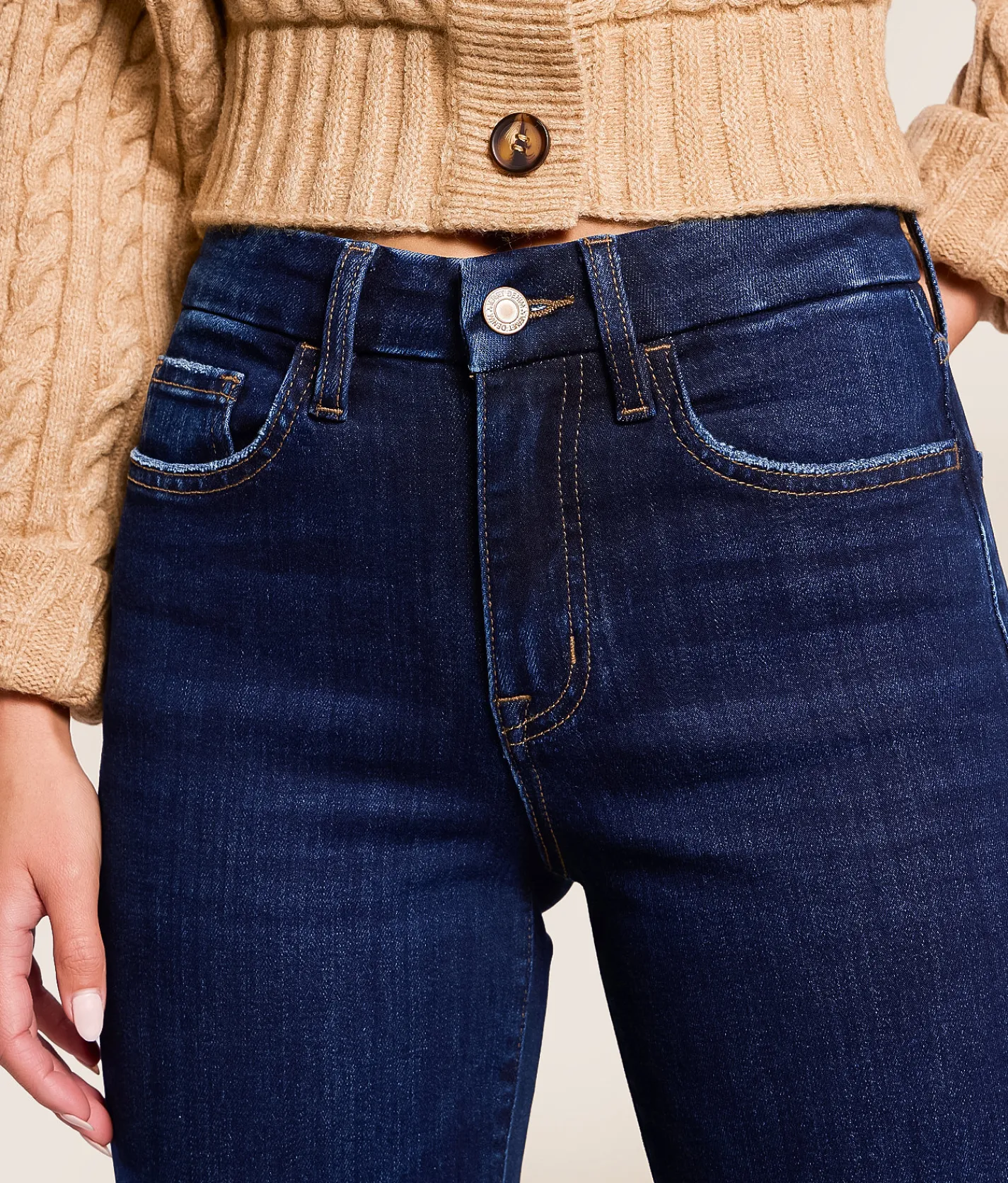 VERVET by Flying Monkey Willa High Rise Trouser Stretch Jean Rededicate Online
