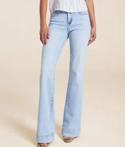 Jeans|Bottoms | VERVET by Flying Monkey Willa High Rise Trouser Stretch Jean Zestful Eclipse