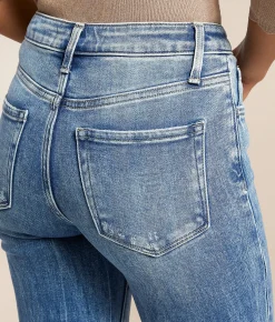 Jeans|Bottoms | VERVET by Flying Monkey Willa High Rise Trouser Stretch Jean Elegant Grace