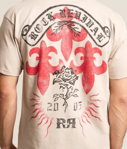 Graphic T-Shirts | Rock Revival William T-Shirt Silver Grey