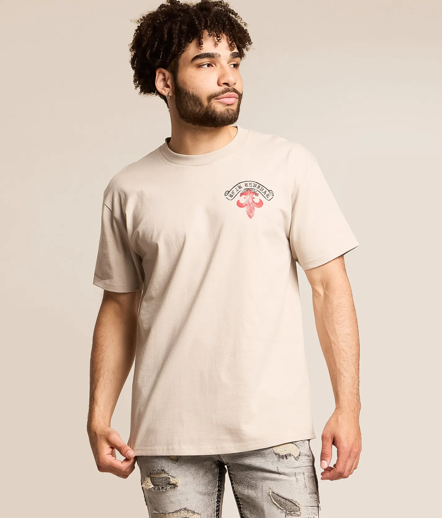 Rock Revival William T-Shirt Silver Grey Online