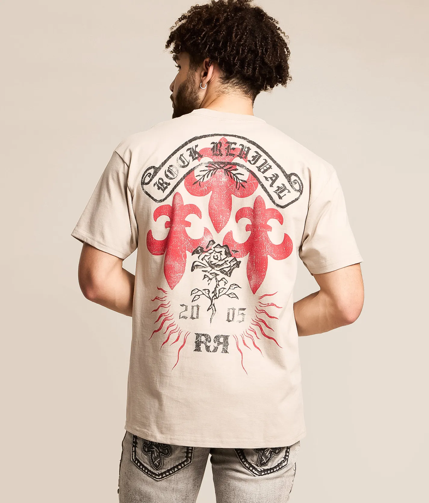 Rock Revival William T-Shirt Silver Grey Online