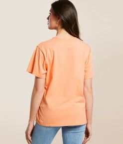 Life Clothing Willie Nelson Texas Oversized Band T-Shirt Coral Reef Best