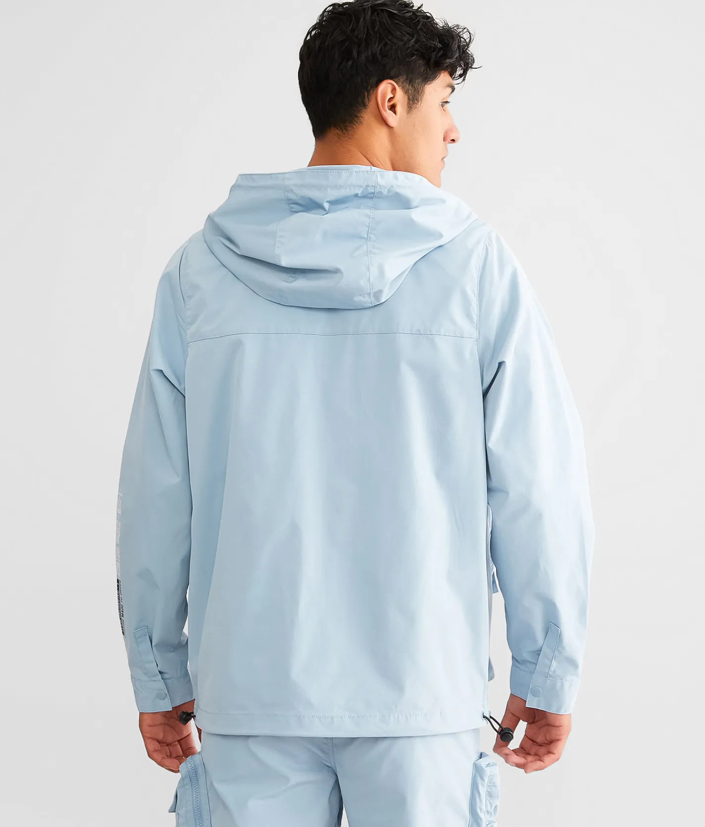 Smoke Rise® Windbreaker Hooded Jacket Olive Clearance