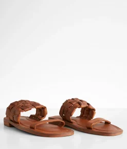 Shoes | Free People Winding River Leather Sandal Tan