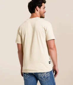 Tops|Graphic T-Shirts | Affliction Winged Up T-Shirt Light Tobacco