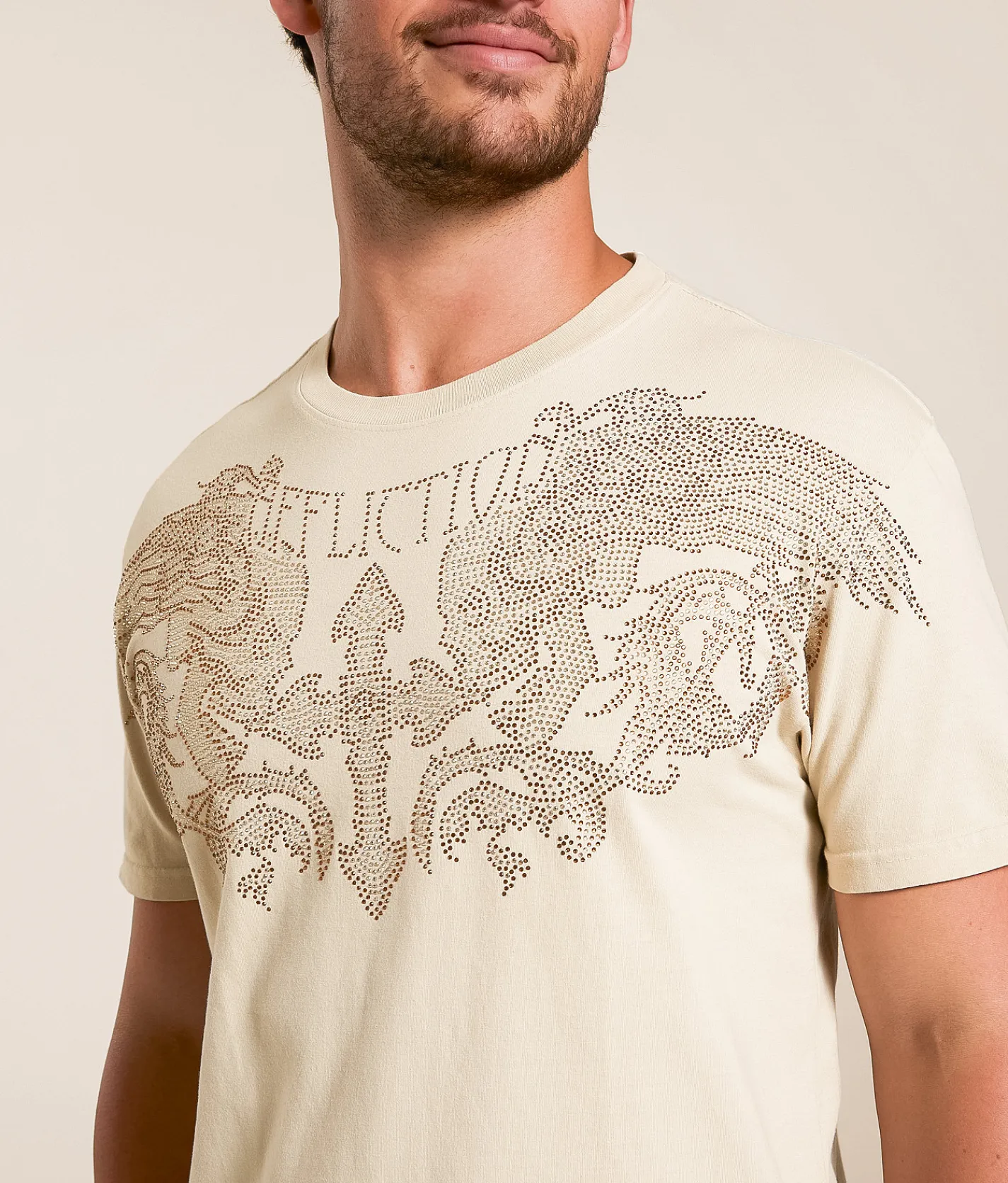 Tops|Graphic T-Shirts | Affliction Winged Up T-Shirt Light Tobacco
