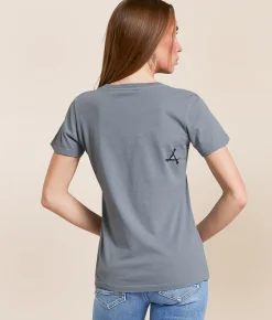 Affliction Winged Up T-Shirt Silver Grey Reactive Hot