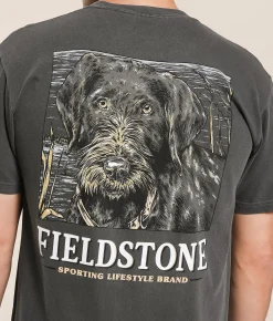 Tops|Graphic T-Shirts | Fieldstone Wirehair Pointer T-Shirt Pepper
