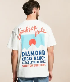 Graphic T-Shirts | Diamond Cross Ranch Wish T-Shirt White