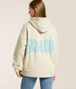 Tops | FITZ + EDDI With Love Hooded Sweatshirt Moonbeam