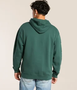 Brixton Woodburn Hooded Sweatshirt Night Sage