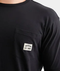 Brixton Woodburn T-Shirt Khaki Hot