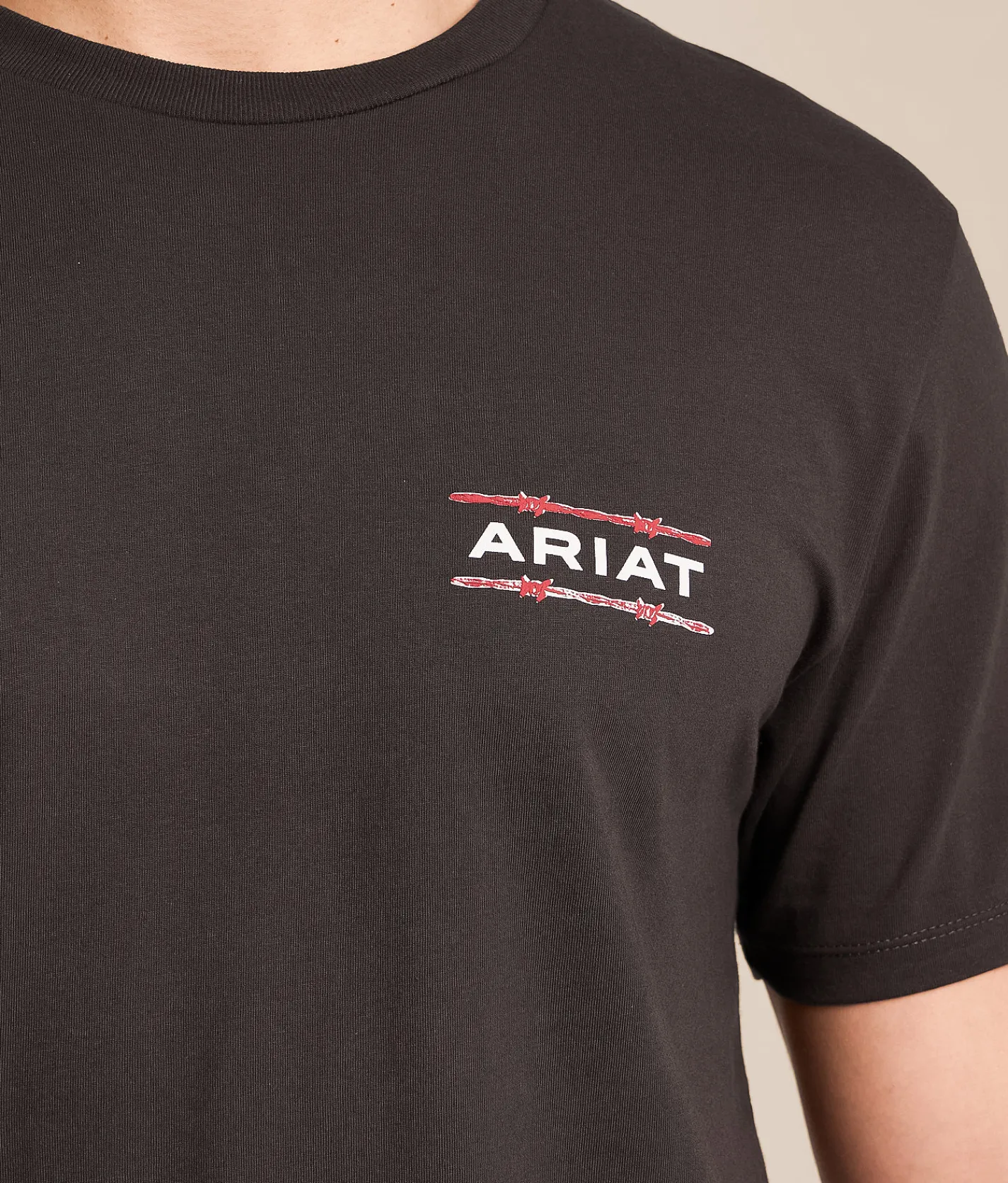 Ariat Wooden Barb Glory T-Shirt Vintage Black New