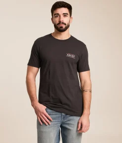 Ariat Wooden Barb Glory T-Shirt Vintage Black New