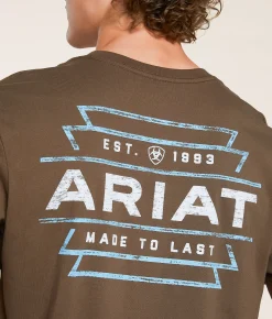 Ariat Wooden Horizon Lock T-Shirt Teak