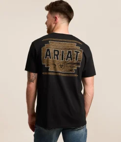 Graphic T-Shirts | Ariat Wooden Playa Lockup T-Shirt Black