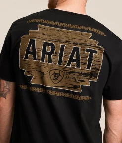Graphic T-Shirts | Ariat Wooden Playa Lockup T-Shirt Black