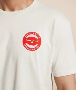 Kimes Ranch Wood Stamp T-Shirt Sand