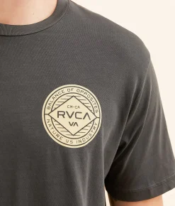 Graphic T-Shirts | RVCA Wordmark T-Shirt Pirate Black