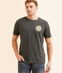 Graphic T-Shirts | RVCA Wordmark T-Shirt Pirate Black