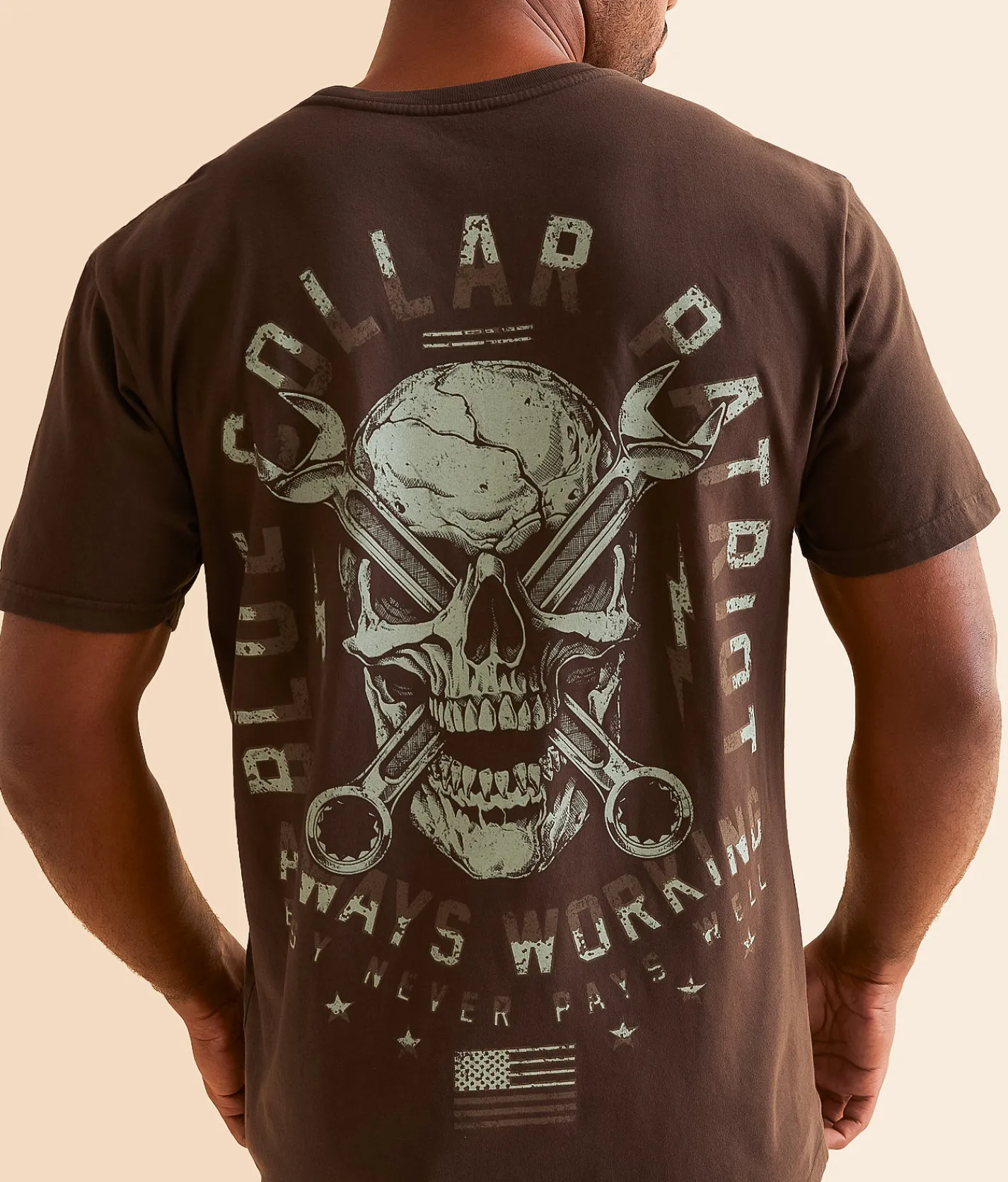 Graphic T-Shirts | Howitzer Working Skull T-Shirt Dematisse