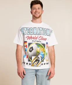 ID Supply Co. World Class Futbol T-Shirt White Discount