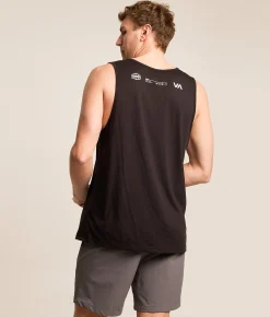 RVCA World Hex Sport Tank Top Black Discount