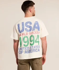 ID Supply Co. World Soccer T-Shirt Cream Online