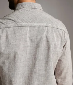Tops | BKE Woven Athletic Shirt Brown White