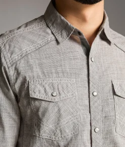 Tops | BKE Woven Athletic Shirt Brown White