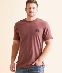 Veece Wrapped Up T-Shirt Merlot Outlet