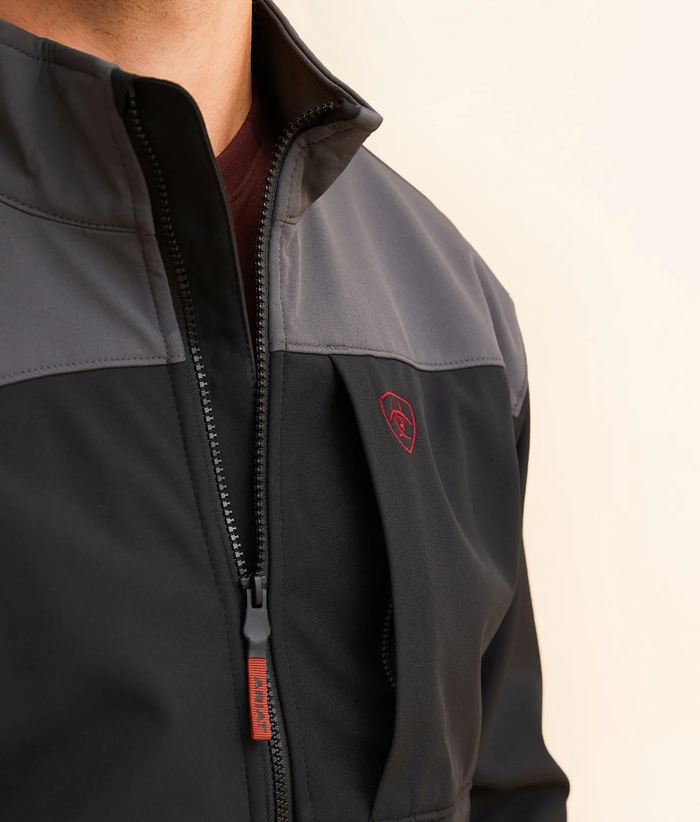 Coats & Jackets | Ariat Wyatt Softshell Jacket Grey Black