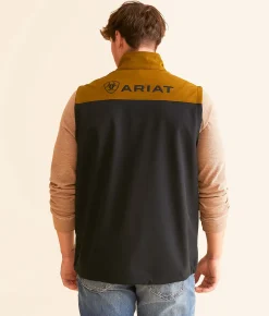 Coats & Jackets | Ariat Wyatt Softshell Vest Chestnut Horse Black