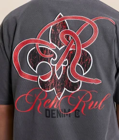 Rock Revival Wyatt T-Shirt Onyx Pigment