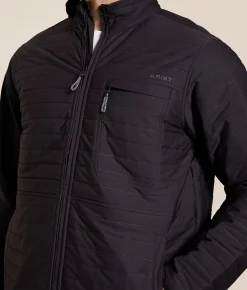 Ariat Wylie Quilted Jacket Dark Grey