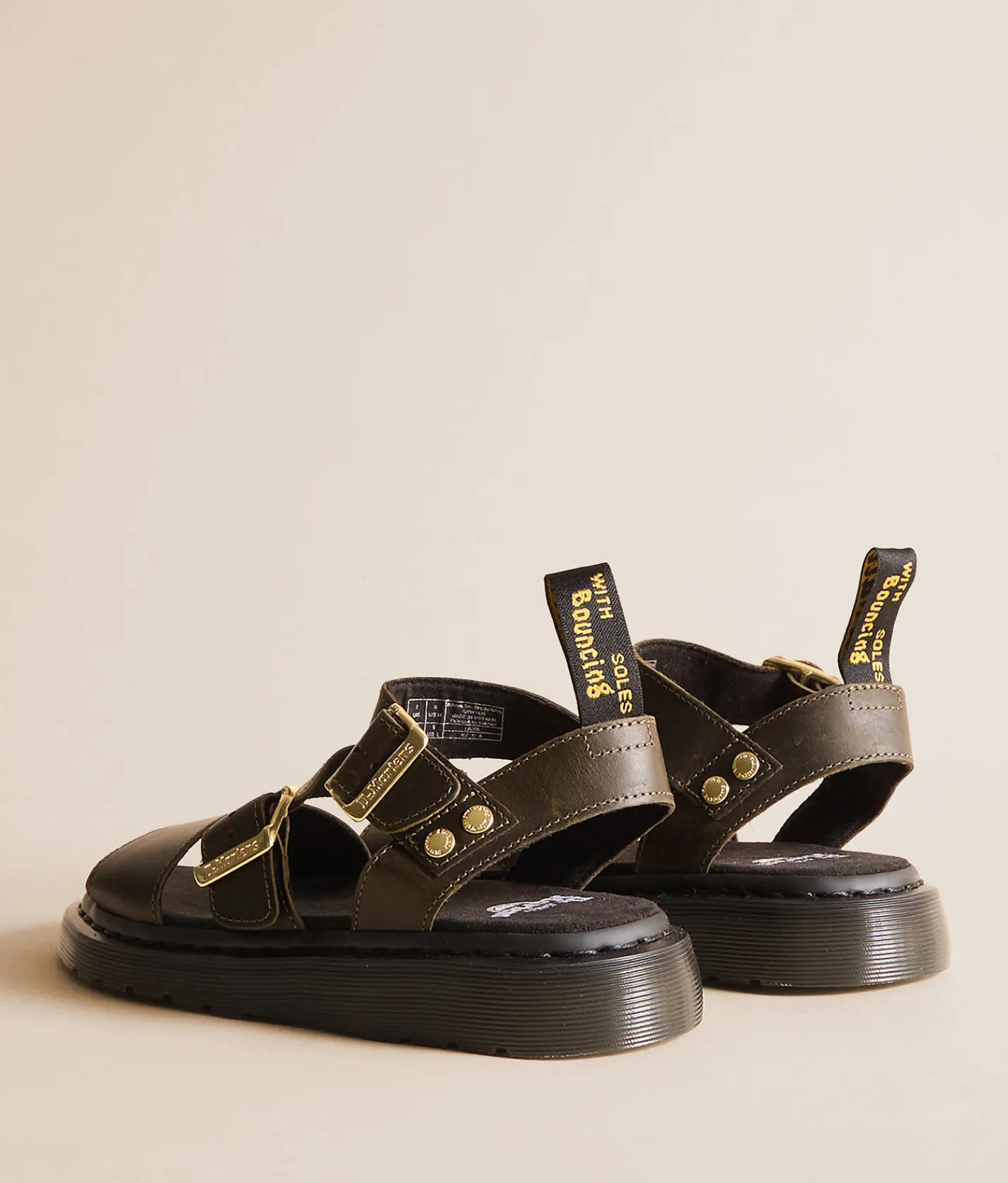 Shoes | Dr. Martens Wyoming Gryphon Leather Sandal Olive