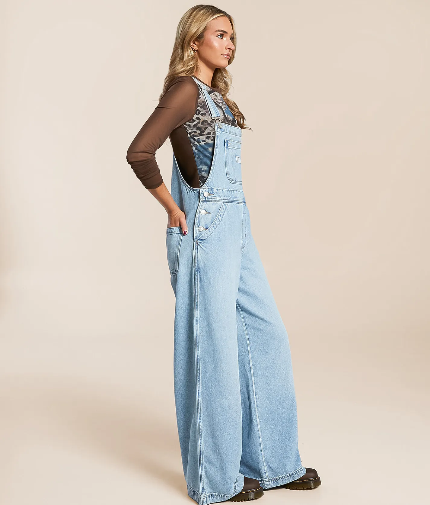 Levi's® XL Denim Overalls Invested Indigo Sale