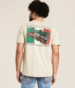 Tops|Graphic T-Shirts | Freedom Ranch Xochil Bird T-Shirt Peyote