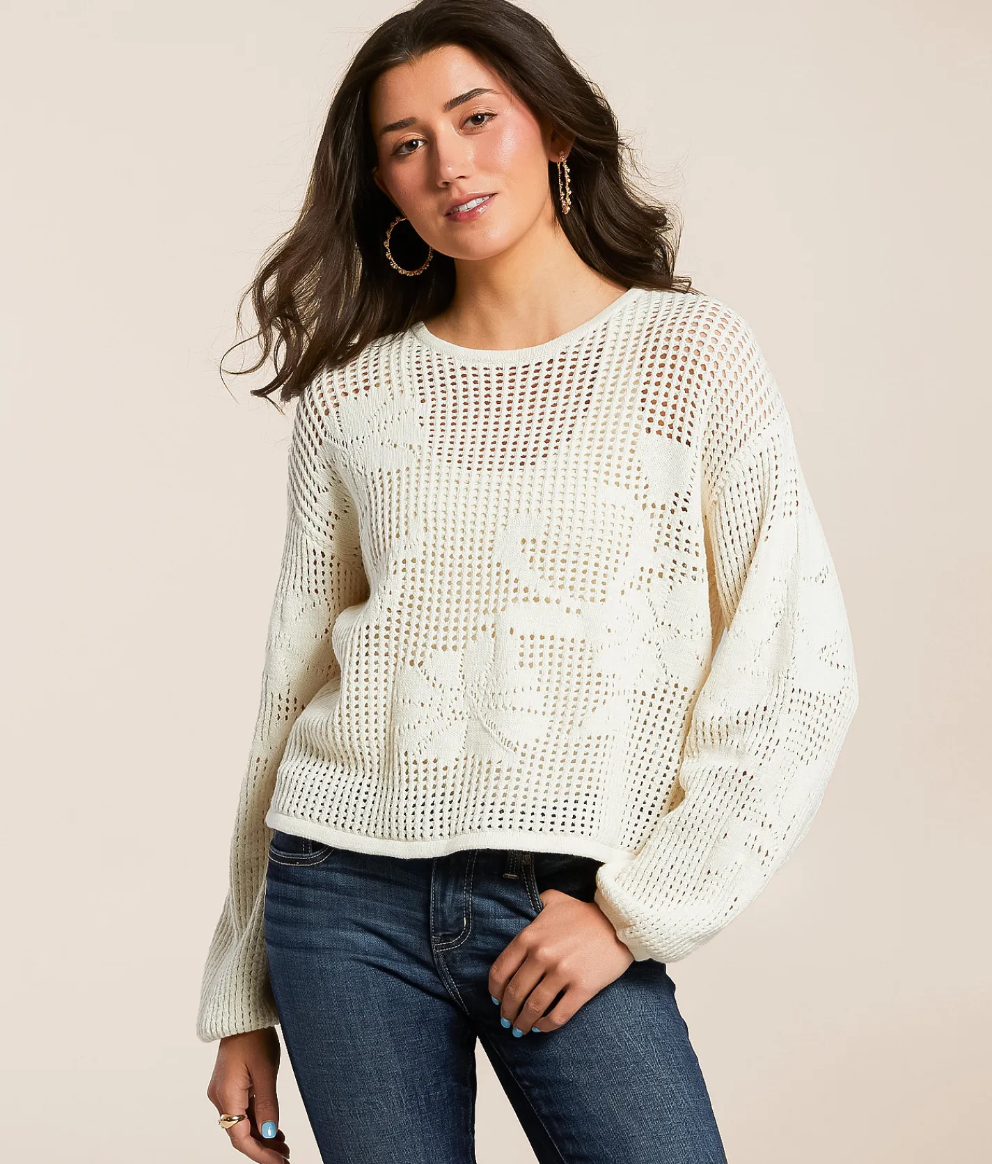 Tops | Z Supply Yael Sweater Sea Salt