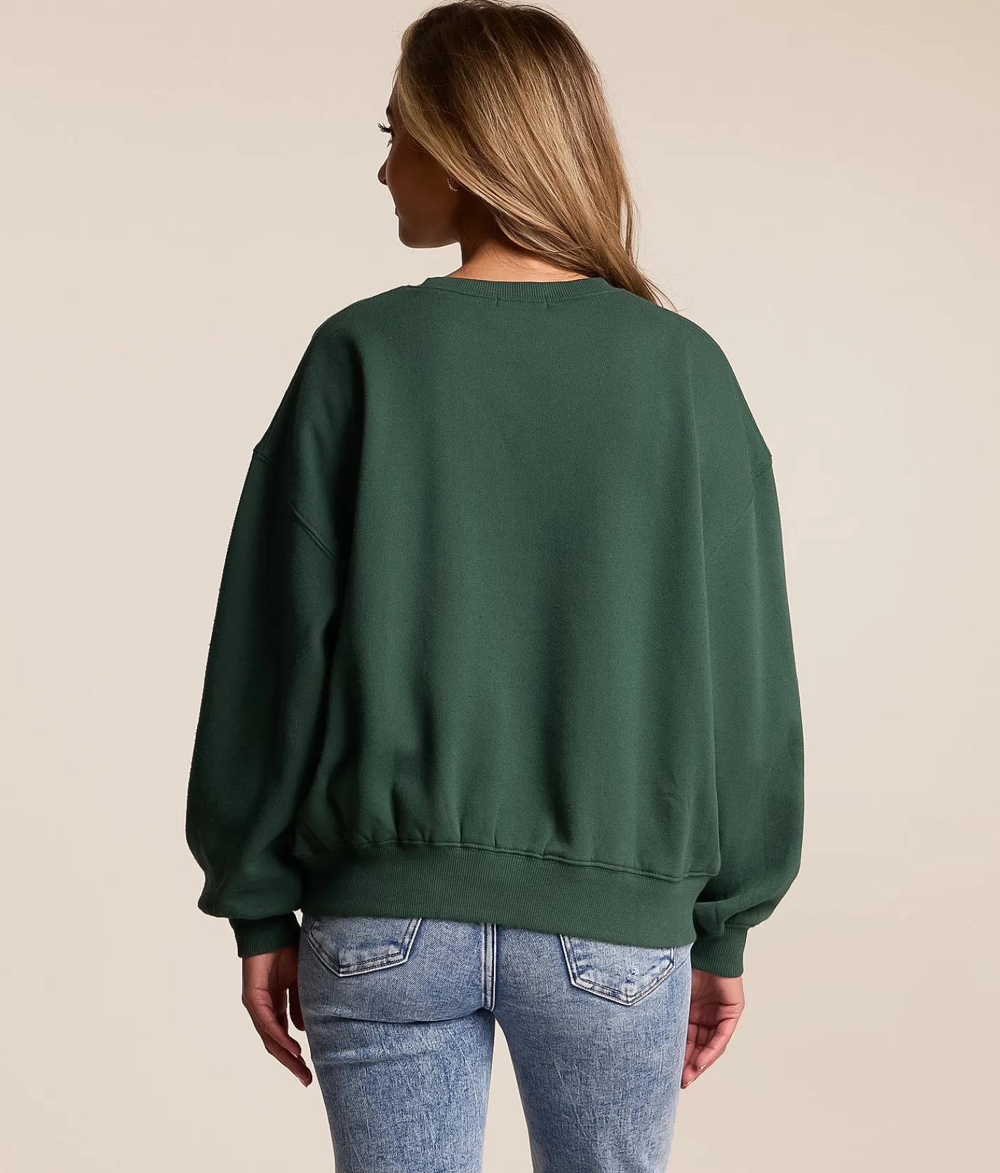 Modish Rebel Yeehaw Oversized Pullover Trekking Green Clearance
