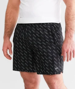 Bottoms|Activewear | RVCA Yogger Active Stretch Short RVCA Monogram