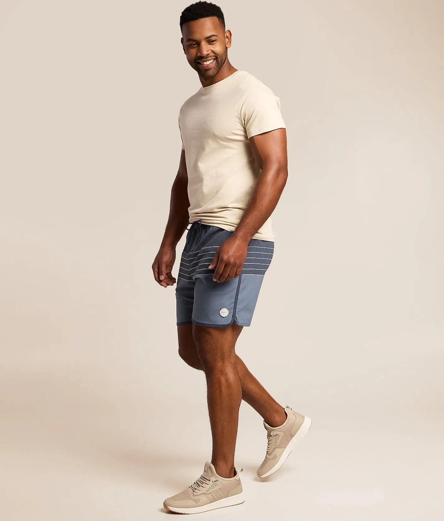 Bottoms|Activewear | RVCA Yogger Hybrid Stretch Short Moody Blue