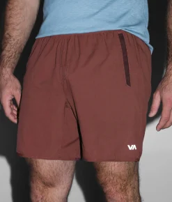 Bottoms|Activewear | RVCA Yogger IV Active Short Tobacco