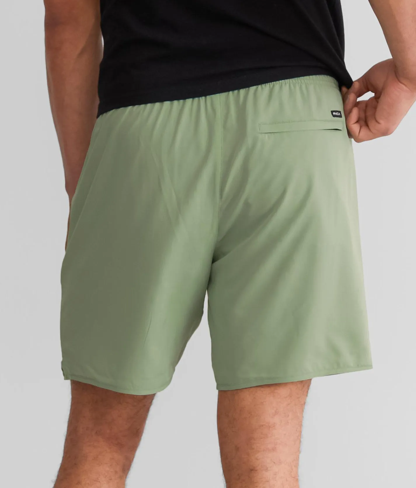 Bottoms|Activewear | RVCA Yogger IV Active Short Green Haze