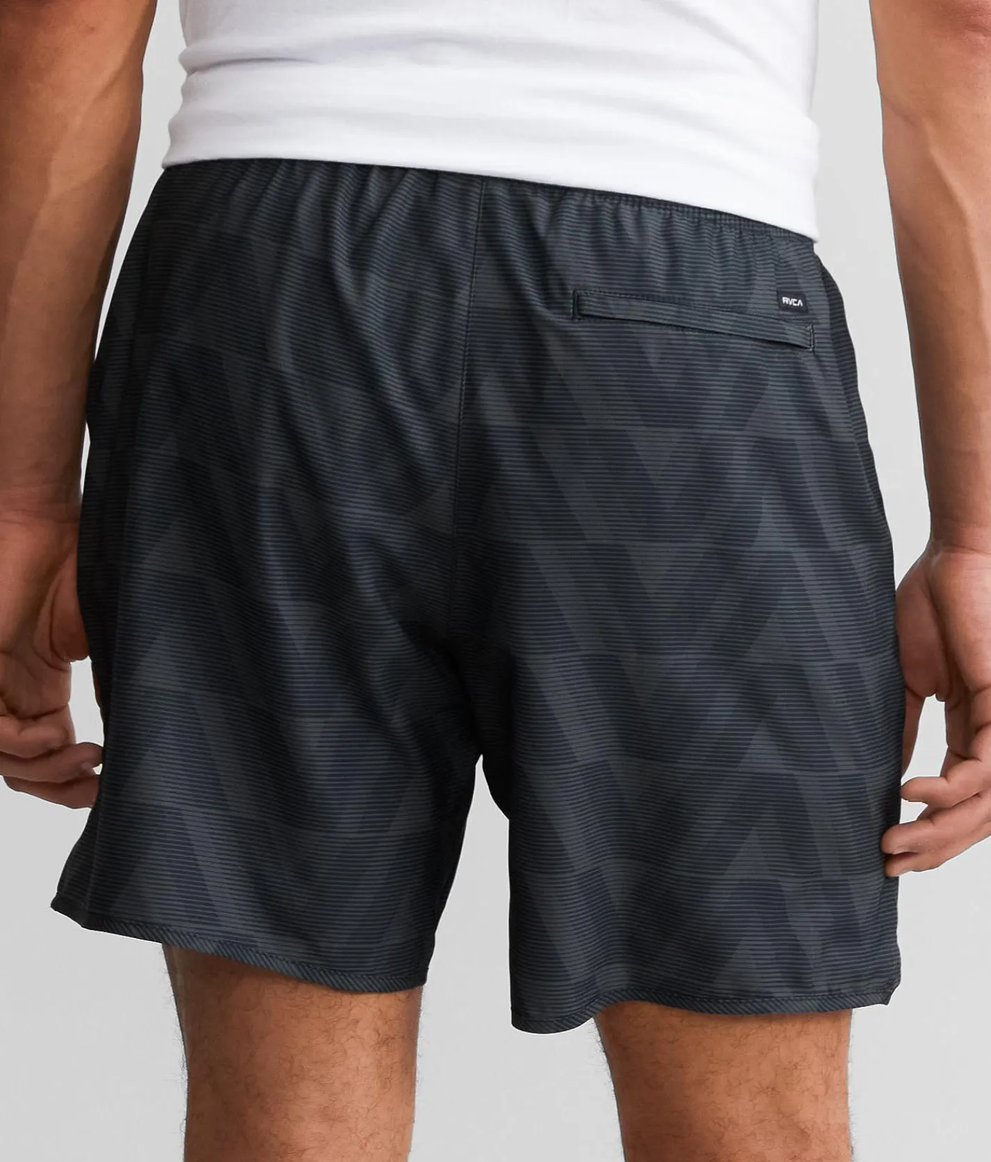 RVCA Yogger IV Active Short Black Blur Discount