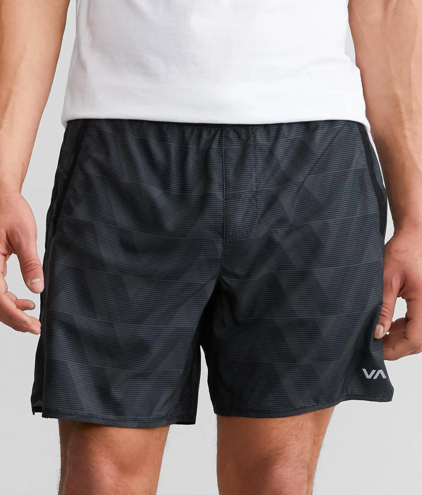 RVCA Yogger IV Active Short Black Blur Discount